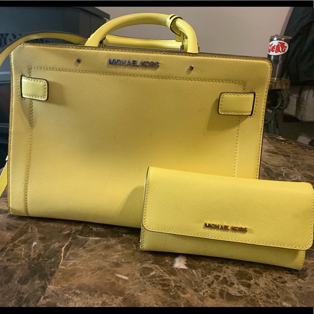 Michael Kors Rayne Satchel & Wallet (Set)
